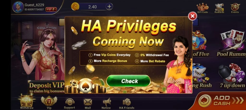 HappyAce Casino App Hp Privileges